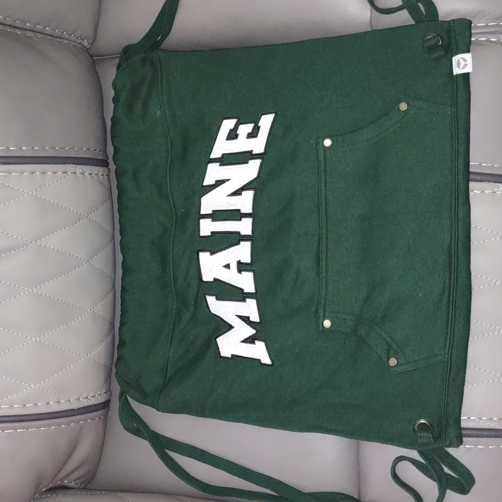 Grey Whale Maine Drawstring Backpack Bag